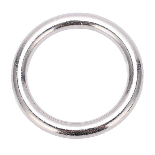 Hitsattu O-rengas ruostumatonta terästä hitsattu pyöreä rengas navigointiin, sukellukseen, riippumattoihin ja laukkuihin 10x60mm