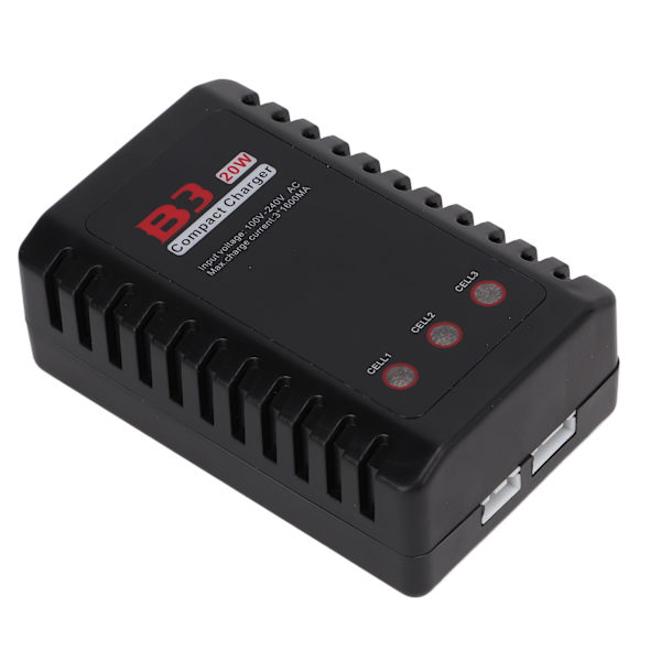 HotRC B3 Balance Lader Effektiv Varmeafledning Auto Sluk HotRC B3 Lipo Batteri Lader EU Stik 100‑240V