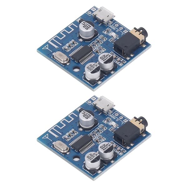 2 STK MP3 Bluetooth-lydmodul med USB 5P-interface DIY bilhøjttaler-lydkort DC3.7-5.5V