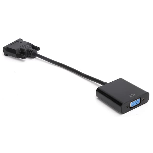 DVI Hann til VGA Hunn Adapter 24+1 Pin for Stasjonær Tablet Datamaskin