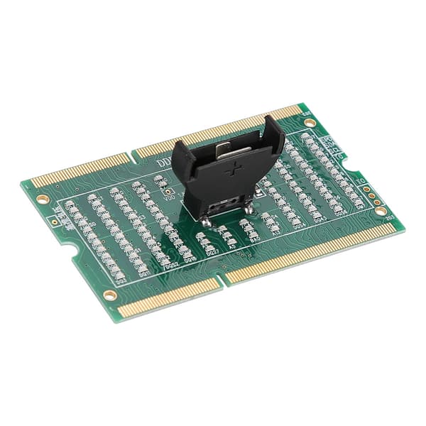 SO-DIMM Analyzer Diagnostic Tester Post Test Card til PC Laptop Desktop DDR234 med lys DDR3