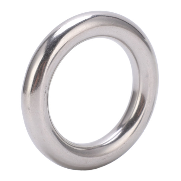 Svetsad O-ring i rostfritt stål, svetsad rund ring för navigering, dykning, hängmattor och väskor 10 x 40 mm