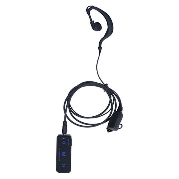 1 par Mini Radio Walkie Talkie Ultratynd 2-vejs Radio Ørestykke til Supermarkeder Shoppingcentre Hoteller