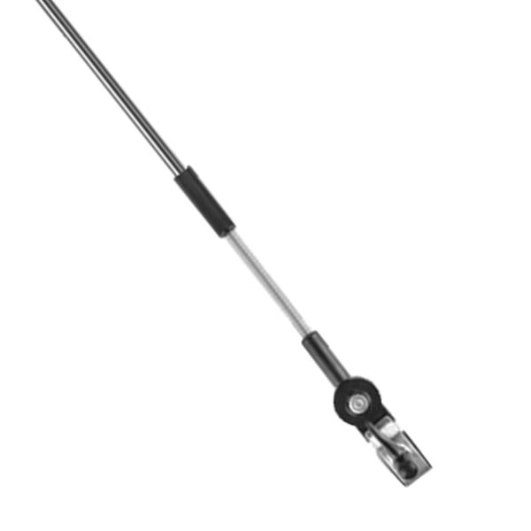 Barnvagnsparasoll UV-skydd Fri rotation Avtagbar Universal Vagnparasoll Svart