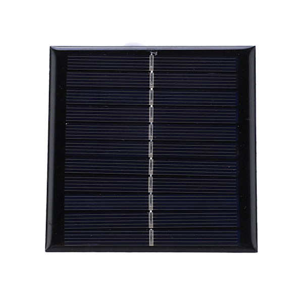 Bärbar solcellsladdningspanel Miljöskydd Solpanel Laddare 1W 5.5V för utomhusbruk