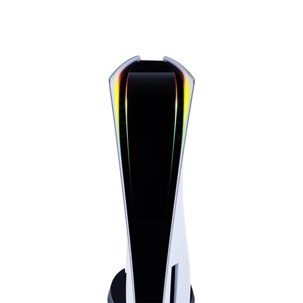 PS5 LED Lyslist Regnbuegradient Lysende Klistremerke for Playstation 5