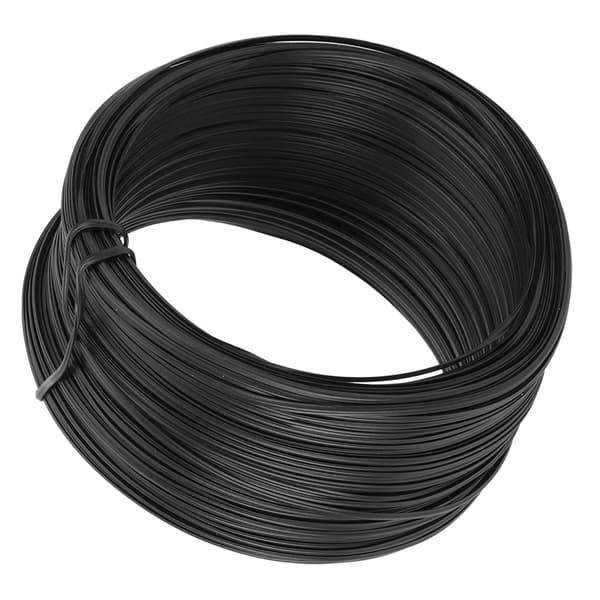 Galvaniseret jerntrådsbindere Galvaniseret sorte håndlavede druegrenbindere 0,55 mm 100 meter