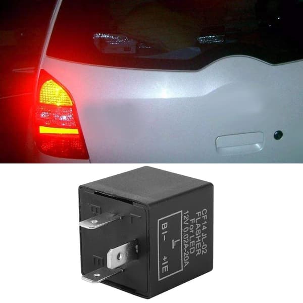 12V 3Pin Justerbart LED Blinkrelä CF14 Blinkers Fix