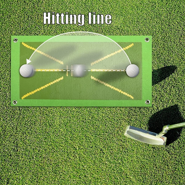 Golfswing träningsmatta, inomhus/utomhus vaddmatta
