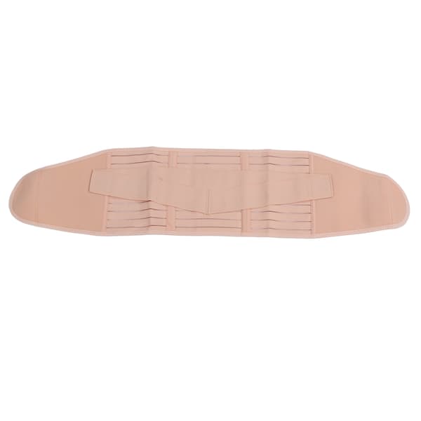 Postpartum Magbandage i Polyester, Buktbälte, Stöd, Wrap, Kroppsshaper för Kvinnor, Röd, Storlek M