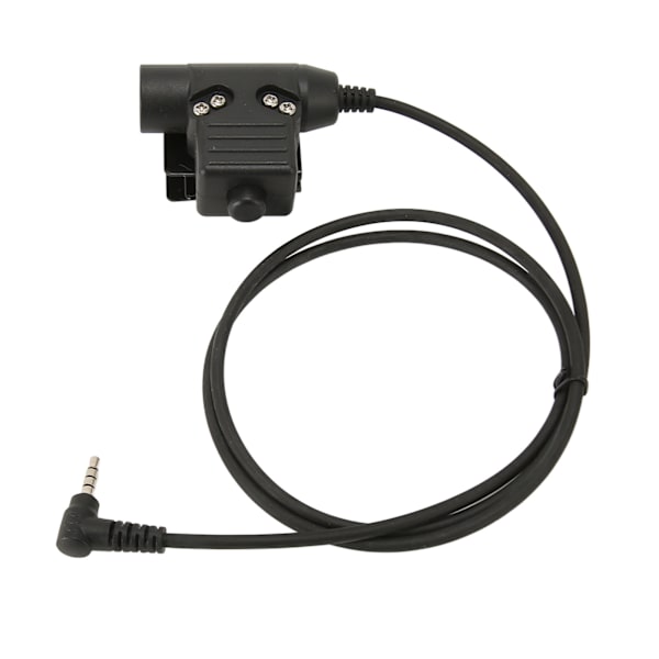 U94 3,5 mm kontakt för VX 1R VX 2R FT 50 FT 60 VX 10 VX 14 VX 410 Hands Free Communicate 3,5 mm headsetadapter med klämma