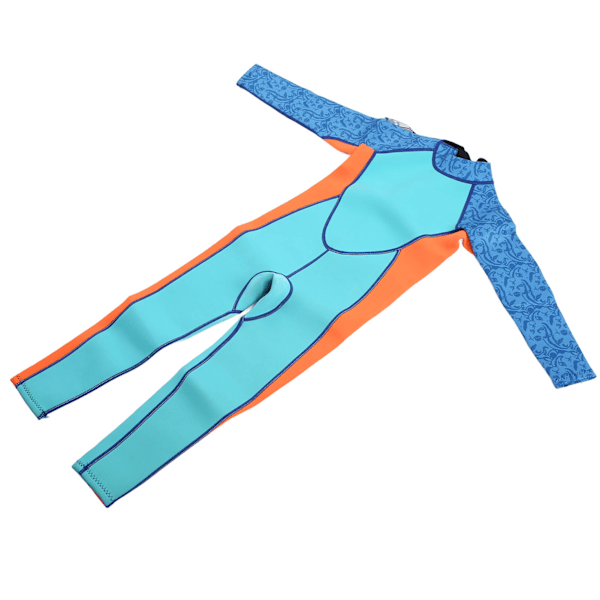 Barnvåtdräkt Varm Solskydd Långärmad 2,5 mm Neopren Toddler Surfing Våtdräkt för Flickor Pojkar Simning Dykning Snorkling Storlek 8