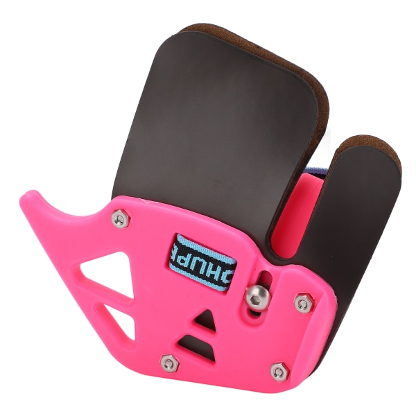Bueskydning Finger Tab Skydetabs Dobbelt Lag Læder Tabs Beskyttelsesudstyr til Recurve Bue Rose