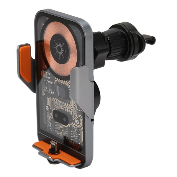 Trådløs Biloplader Auto Klemme Biltelefonholder 15W Maksimal QI Hurtigopladning Montering C11