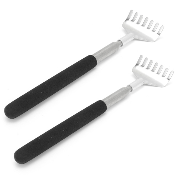 2 stk. Retractible Rygkløer Bærbar Rustfrit Stål Kradse Værktøj 20‑68cm