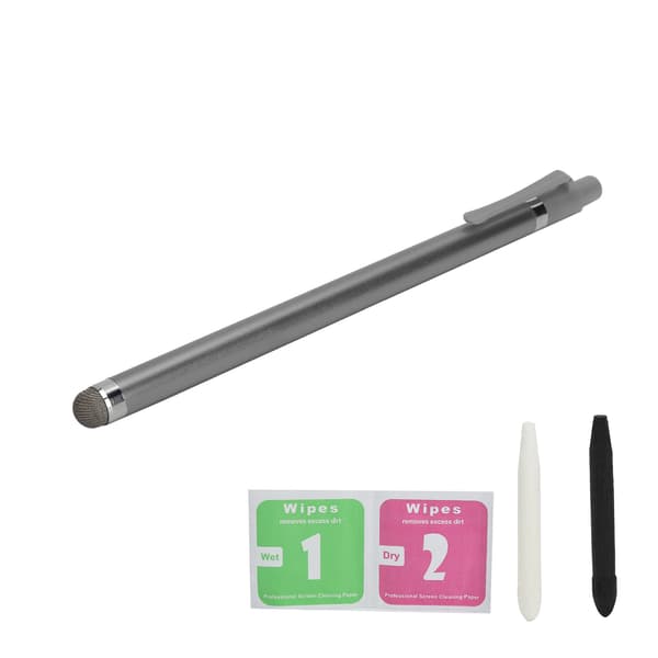 Aluminiumslegering Touch Pen Høj Præcision Stylus til IOS Android Telefon Tablet Grå