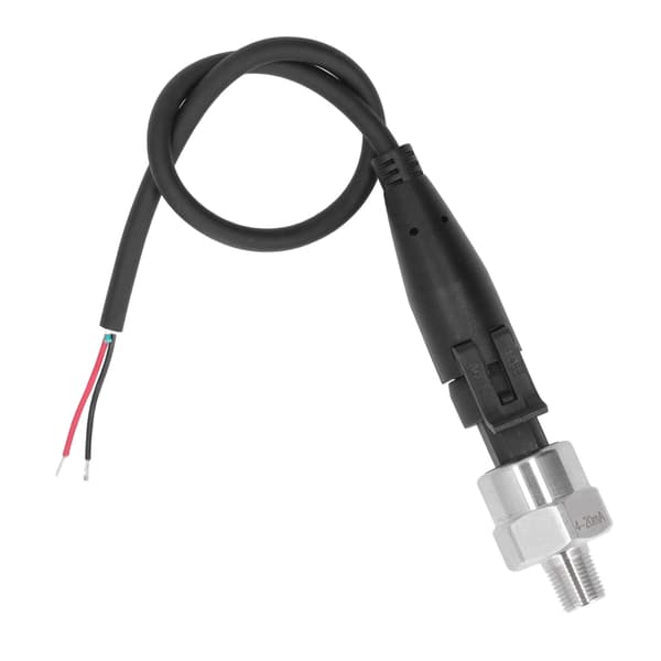 Tryksensor 1/8in 27NPT Gevind Rustfrit Stål Tryktransducerkontakt til Vand Olie Luft