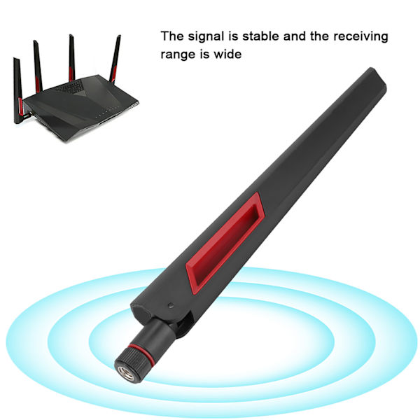 Til ASUS 8DBi trådløs routerantenne med understøttelse af Rp sMA-interface 2,4Ghz-5Ghz Spectrum(4PCS)