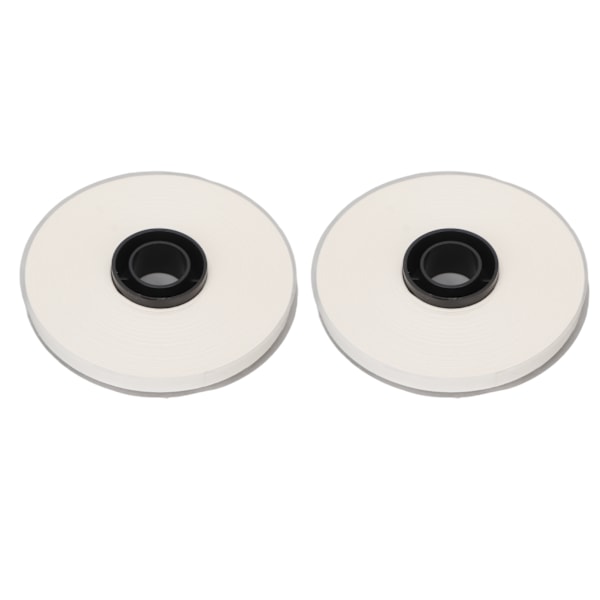 2 rulletikettband 16 m lång 5 mm bred klar utskrift PET vit etiketttejp Ersättning för MAX LM 550A