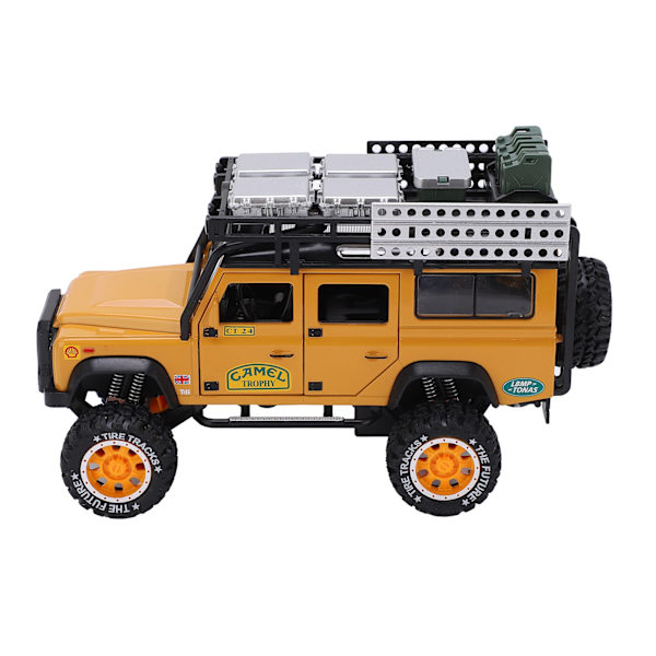 1/28 Off Road Modellbil Legering Pull Back Leksaksbil med Ljud och Ljus för Barn Pojke Flicka Present