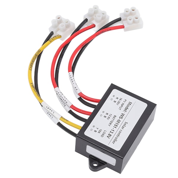 MPPT solcellecontroller 150W 10A fotosensitiv natbelastningsudgang solpanelcontroller til gadelampe 13,8V
