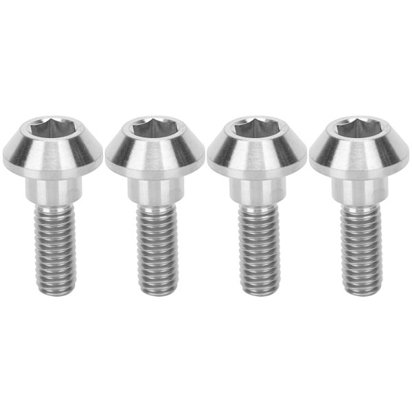 4kpl M6X20mm levyjarrupala cap titaaniseospultit polkupyörän muunneltu lisävaruste