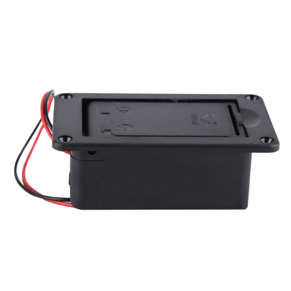 9V batterihållare Case Box Cover för Gitarr Bas Active Pickup Connector