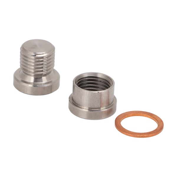 Automotive Syresensor Adapter Metall Biltillbehör Elektrogalvaniserad Hög Hållfasthet M12x1.25