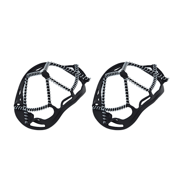 2 stk. Walk Traction Cleats forhindrer glidning Høy spenning Fjær Stegjern for Fotturer Jogging Jakt