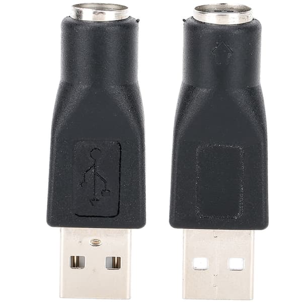 5 STK USB Han til for PS/2 Hun Adapter Konverter til Tastatur Mus med for PS/2 Interface