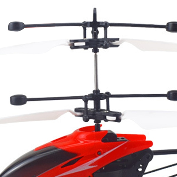 Induktionshelikopterleksak för nybörjare USB-laddning Automatisk stigning RC-flygplanleksak Flygande leksak för daglig lek Röd