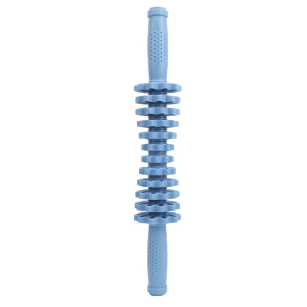 Bærbart utstyr Fitness Kroppsmassasjestang Roller Yoga Stick Muskelsmerteverktøy Blå