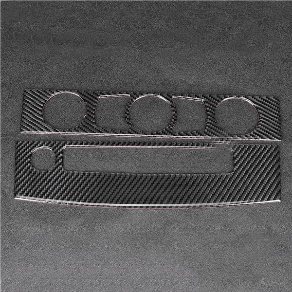 Kulfiber AC Panel Cover Trim BMW 5-serie 2008 2010