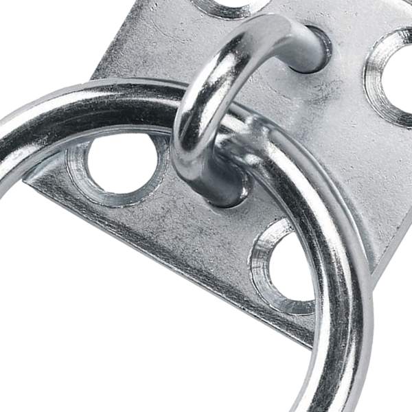 Kopplingsring för häst, rostfri plätering, metall, för stall, badning