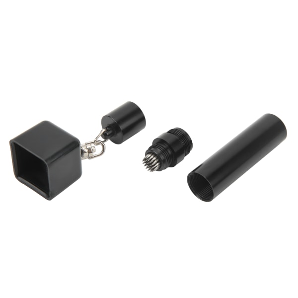 Billiard Cue Stick Tip Kridt Holder 3 i 1 Bærbar Billiard Cue Chalk Cover Tip Pricker Prep Tool Black