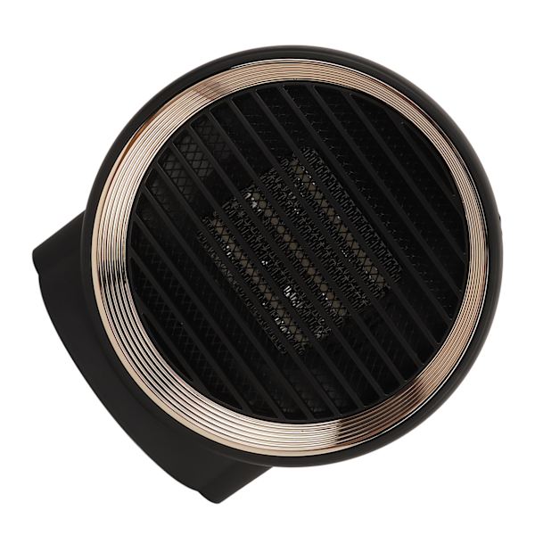 Mini Element 1000W Rund Elektrisk Skrivbordsvärmare Tyst Drift för Hem Sovrum Kontor Skrivbord Inomhusbruk Svart 95V‑240V EU-kontakt