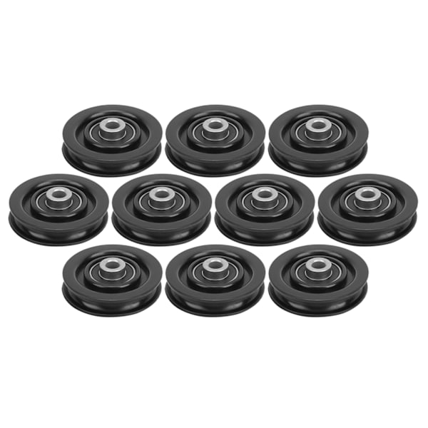 10 kpl Nylon Iron Fitness laakerihihnapyörä Kotikuntosalin lisälaitteet Harjoitusvoimaharjoittelutarvikkeet 75mm