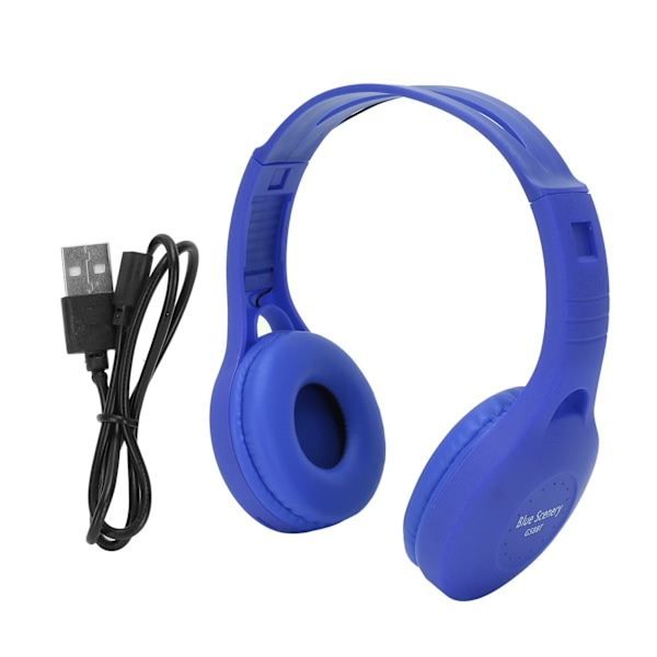 G58 Bluetooth-headset för huvudmontering, Bluetooth 5.0, stereo, för sport (blå)
