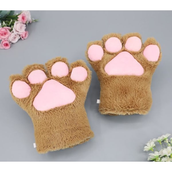 Animal Paw Handsker til Cosplay - kat, ulv, bjørn, hund, kanin, ræv