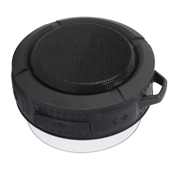 Imukuppi Bluetooth-kaiutin 3.7v 500mah IP65 Vedenkestävä Kannettava Langaton Kaiutin Kylpyhuoneeseen Ulkokäyttöön Musta