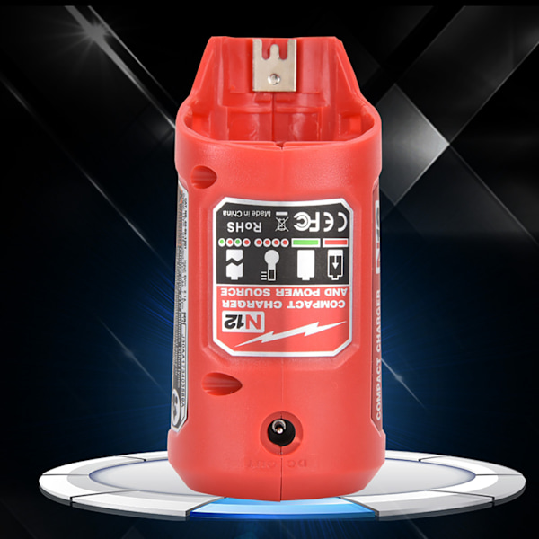 Bærbar N12 USB-opladerbaseholder til mobiltelefon uden DC-oplader eller USB-kabel