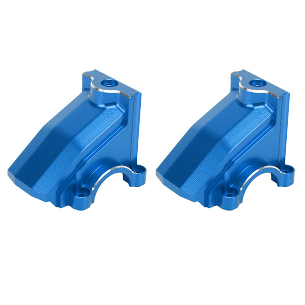 2 st RC-bil Växellåda Hus Ersättning för TRAXXAS 1/5 RC-bil Aluminiumlegering Fram Bak Universal Differential Cover Blå