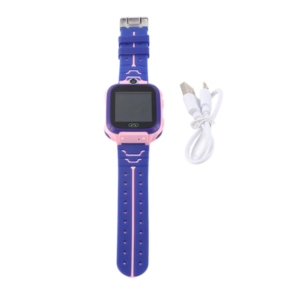 2G Smartklocka för Barn med LBS-Positionering, Barntelefonklocka med SOS-Larm, Fotografering, Spel, Klassrumsläge, Fjärrstängning, Rosa