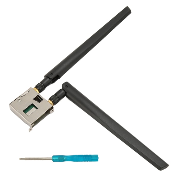 WiFi 6 trådløst kort trippelbånd 2.4GHz 5GHz 6GHz M.2 CNVIo 802.11 AX BT5.3 trådløst nettverkskort med 2 antenner