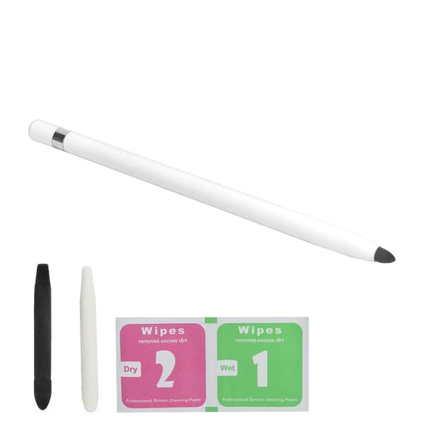 Højfølsom Touch Screen Stylus Pen ABS Kompatibel med iPhone Samsung Huawei PC OS X Android Hvid