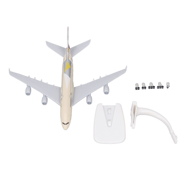 Simulerad legering passagerarplan modell leksaksmodell Diecast flygplansmodell dekoration för barn vuxen 7,9 tum