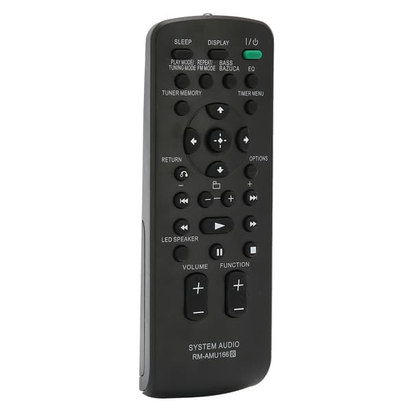 RMAMU166 Erstatningsfjernkontroll Audio Control System Fjernkontroll for Sony HiFi Audio Control System