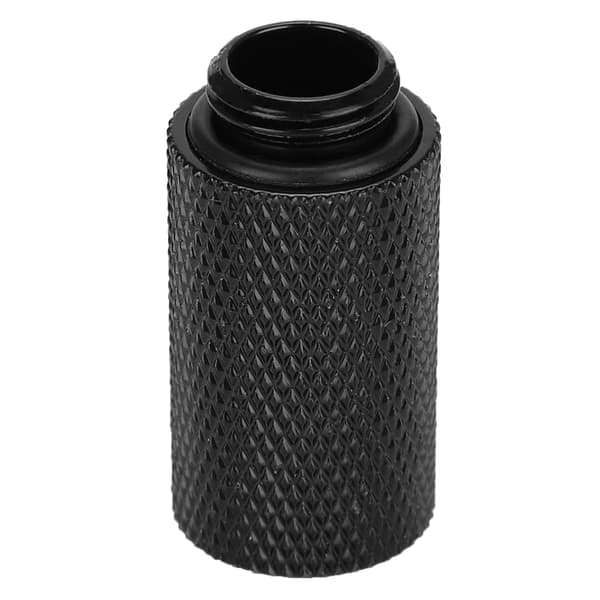 G1/4 Forlenget Sete 30mm Lengde Kromplate for Datamaskin Vannkjølingssystem Tilbehør (Svart)