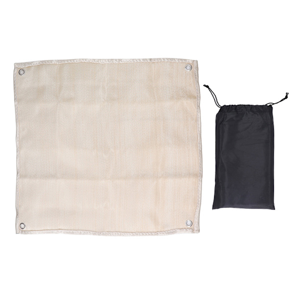 Brandfilt i glasfiber, brandsäkert 550℃ brandsläckningsfilt, 50x50cm