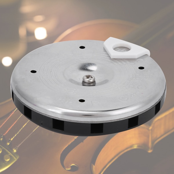 Sirkulær Metal Instrument Tuning Kromatisk Pitch Pipe Tone for fiolin